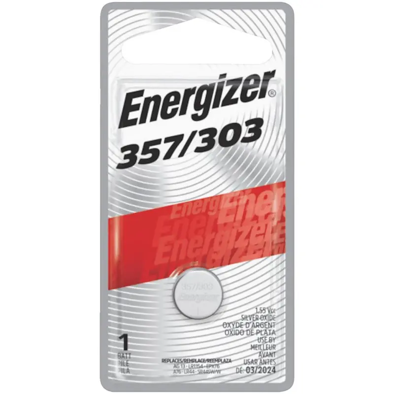 Energizer 357/303 Silver Oxide Button Cell Battery 1
