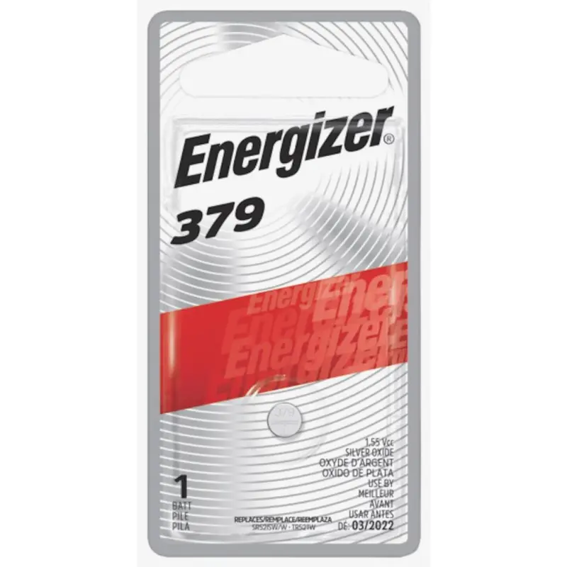 Energizer 379 Silver Oxide Button Cell Battery – High-Drain Performance 1
