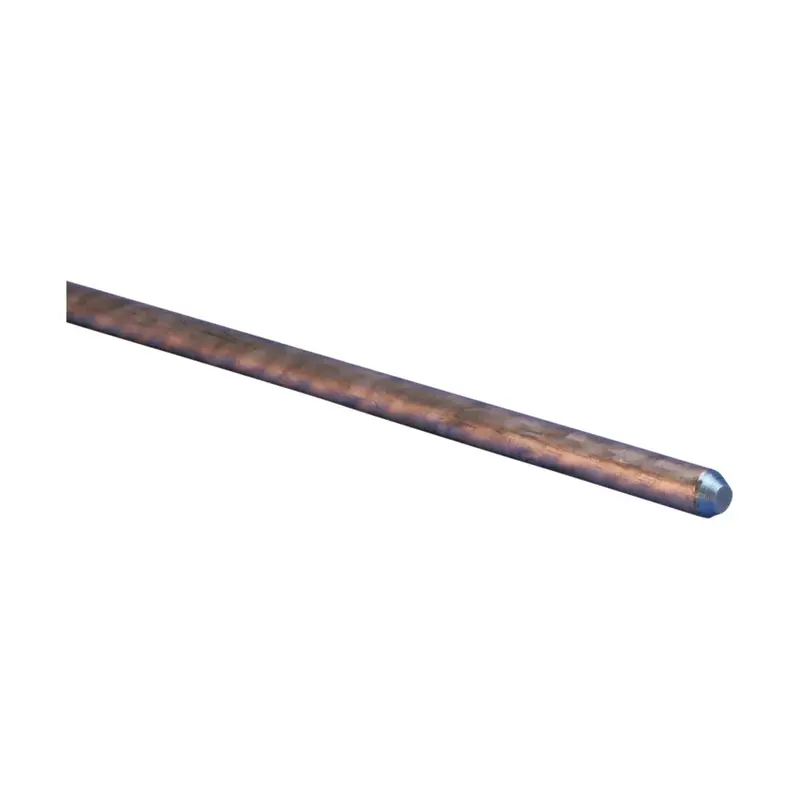 Erico Copper-Bonded Ground Rod – 5/8" Diameter × 8 Feet, Pointed End 1