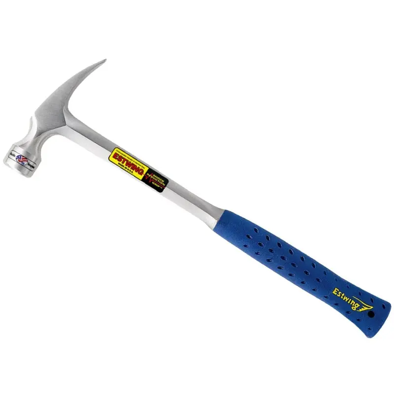 Estwing Milled-Face Rip Claw Hammer – 28-Ounce, Nylon-Grip Steel Handle 1