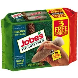 Evergreen Tree & Shrub Fertilizer Spikes – 13-3-4 Formula, 15-Pack 1