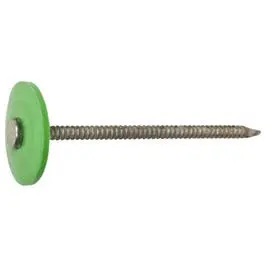 Fasn-Rite Electro-Galvanized Plastic-Cap Roofing Nails – 1-Inch, 250-Count 1