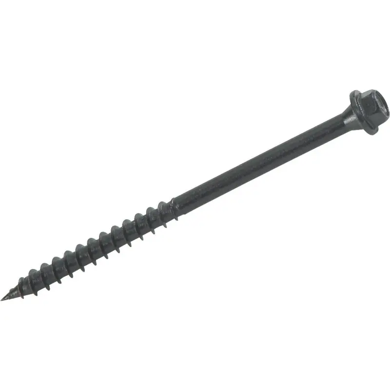 Fastenmaster Timberlok Structural Screw – 4-Inch Hex Washer Head (12-Pack) 1
