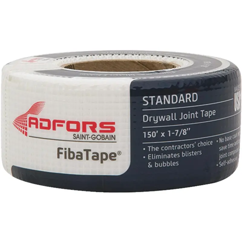 Fibatape Self-Adhesive Drywall Joint Tape – 1-7/8" X 150 Ft, White 1