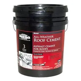 Fiber-Reinforced All-Weather Roof Cement – 4.75-Gallon Pail 1