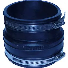 Flexible Pipe Coupling – Clay Pipe Adapter, 4-Inch To 3-Inch 1