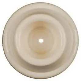Flexible Wall-Mount Door Stop – Almond Finish, 2-Pack 1