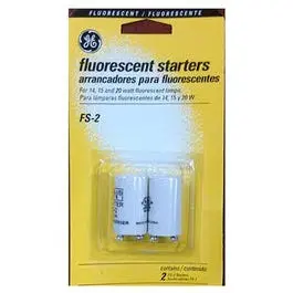 Fluorescent Lamp Starter For 14W, 15W, And 20W Tubes – 2-Pack 1