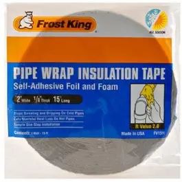 Foam-Core Reflective Foil Pipe Insulation – Flexible Tubular Sleeve For Hvac And Plumbing 1