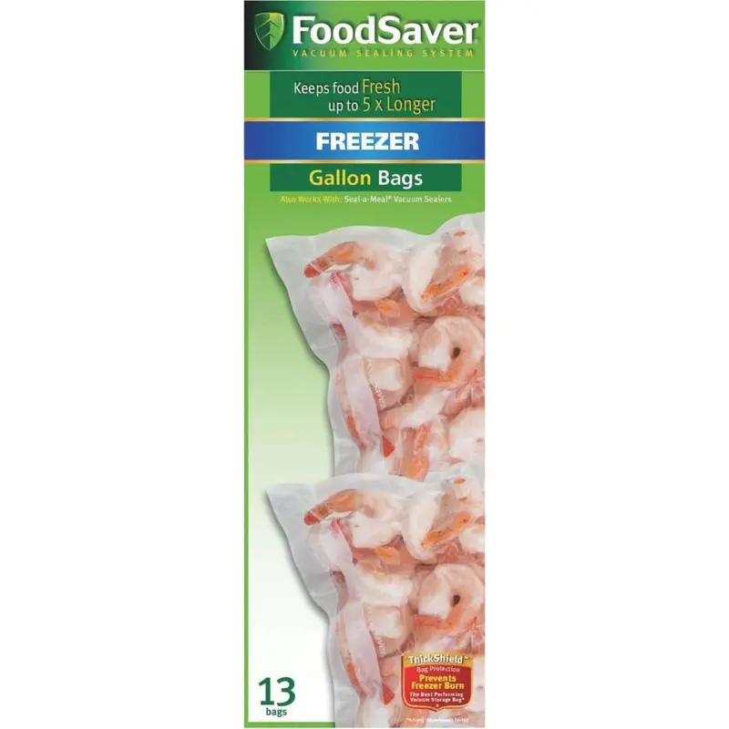 Foodsaver 1-Gallon Freezer Storage Bags – Pack Of 13 1
