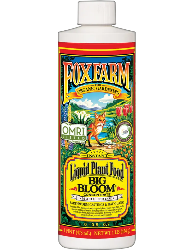 Fox Farm Big Bloom Liquid Bloom Booster Fertilizer 1