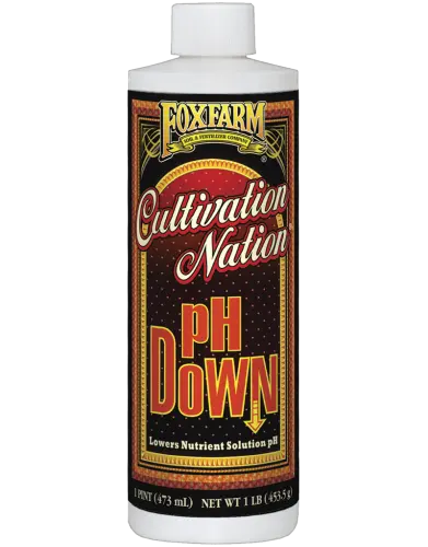 Foxfarm Cultivation Nation Ph Down Solution For Hydroponics And Soil Gardens 1