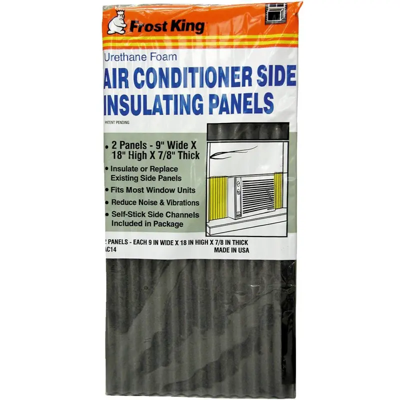 Frost King Charcoal Ac Insulating Panel – 9" W X 18" H, 2-Pack 1