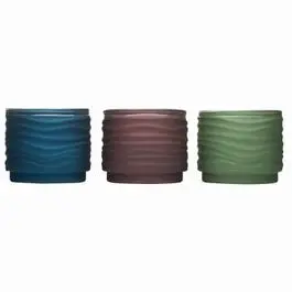 Frosted Votive Candle Glass – Lavish Woodland Scent (9 Oz.) 1