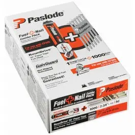 Fuel And Nail Combo Pack – 2-3/8-Inch × .113-Inch, 1000-Count Box 1