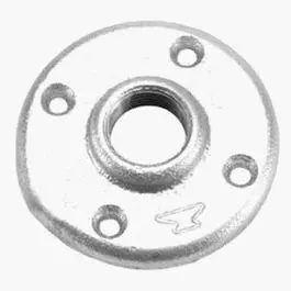 Galvanized Floor Flange – 1.5" Diameter 1