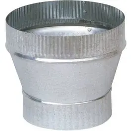 Galvanized Furnace Taper Increaser – 24-Gauge, 7 X 8-Inch Duct Adapter 1