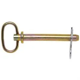 Galvanized Hitch Pin With Spring Clips (7/8" × 6.5") 1