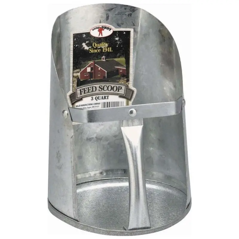 Galvanized Steel Feed Scoop By Little Giant 1
