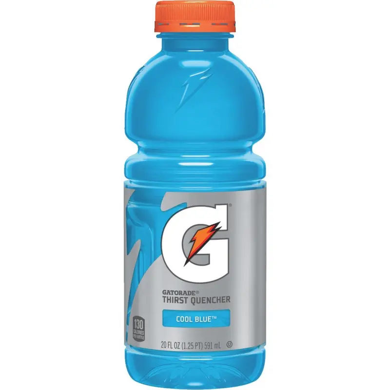 Gatorade Cool Blue Raspberry Thirst Quencher – 20 Oz Bottles (24-Pack) 1