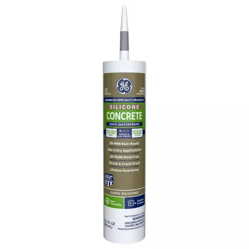 Ge Concrete Silicone 2® Premium Sealant For Indoor/Outdoor Use 1