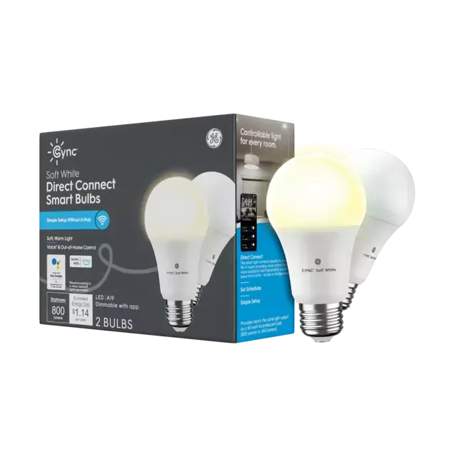 Ge Cync A19 Smart Led Bulbs – Soft White, Wifi-Enabled, Alexa & Google Compatible 1