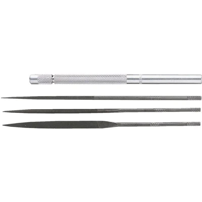 General Tools 4-Piece Needle File Set For Precision Filing 1