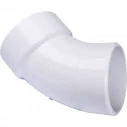 Genova Pvc Dwv 45° Street Elbow – Schedule 40 Drain-Waste-Vent Fitting 1