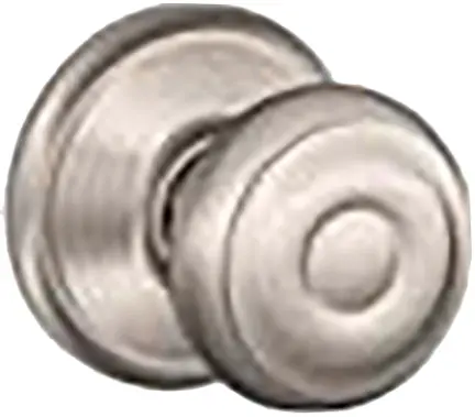 Georgian-Style Passage Lockset In Satin Nickel – Geo 619 Model 1