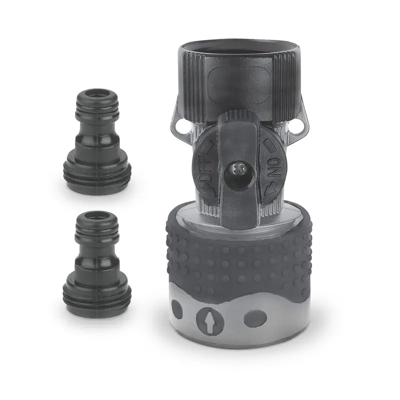 Gilmour Light-Duty Quick-Connect Hose Coupler With Integrated Shut-Off Valve 1