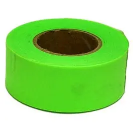 Glo-Lime Surveyor’S Flagging Tape – 150-Foot Roll, High-Visibility 1