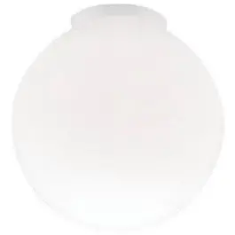Glossy White Decorative Ball Globe – 6-Inch Diameter 1