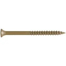 Gold-Plated Deck Screws With Driver Bit – 2" Length, 75-Pack 1