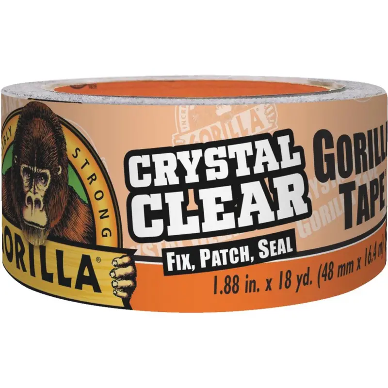 Gorilla Crystal Clear Duct Tape – 1.88" X 18 Yards 1
