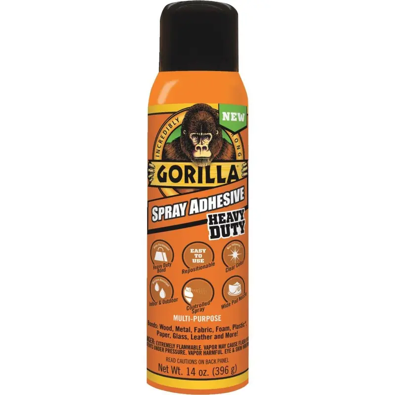 Gorilla Heavy-Duty Multi-Surface Spray Adhesive – 14 Oz Can 1