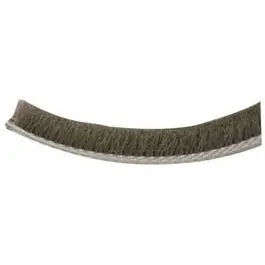 Gray Pile Weatherstrip Tape — 1/4-Inch Height X 18-Foot Roll 1