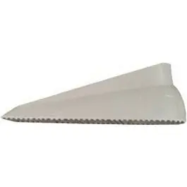 Gray Rubber Floor Door Stop Wedge – 6 In. 1