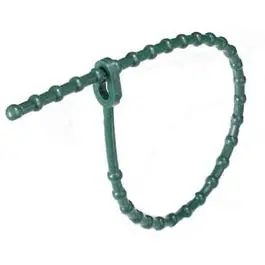 Green Christmas Garland Ties – 10-Pack Decorative Fasteners 1