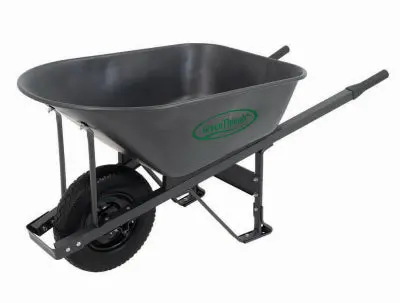 Green Thumb Professional Steel-Wheelbarrow – Reinforced Bed Design 1
