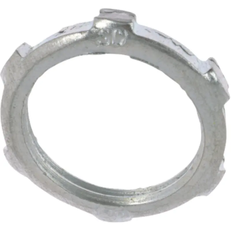Halex 1.5-Inch Steel Reversible Conduit Locknut For Rigid And Imc Tubing (2-Pack) 1