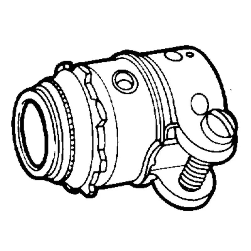 Halex 3/8-Inch Straight Squeeze Armored Cable Connector (3-Pack) 1