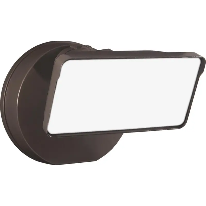 Halo Bronze Led Floodlight Fixture With Adjustable Lumen Output 1