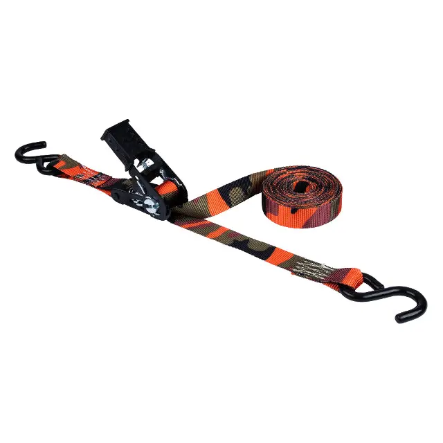 Hampton Keeper 16-Foot Heavy-Duty Ratchet Tie-Down Strap – Secure Load Management 1