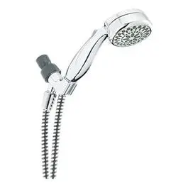 Handheld 7-Setting Massage Showerhead With Rub-Clean Technology – Chrome Finish, 1.8 Gpm Flow Rate 1