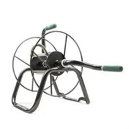 Handy Hose Reel – Wall-Mounted, Silver & Black Finish, Compact Design 1