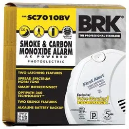 Hardwired Photoelectric Smoke And Co Detector With Battery Backup 1