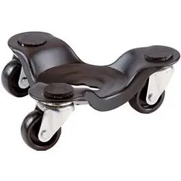 Heavy-Duty 3-Wheel Dolly – 6-3/8" Wide, 200 Lb Capacity Metal Frame 1