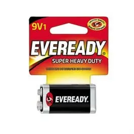 Heavy-Duty 9V Carbon Zinc Battery – Super Long-Lasting Performance 1