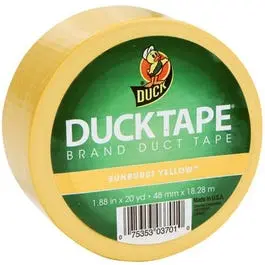 Heavy-Duty All-Purpose Duct Tape – Yellow, 1.88-Inch X 20-Yard Roll 1