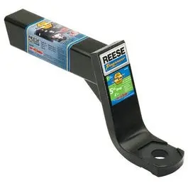 Heavy-Duty Ball Mount Bar With 5.25-Inch Drop For Trailer Hitches 1